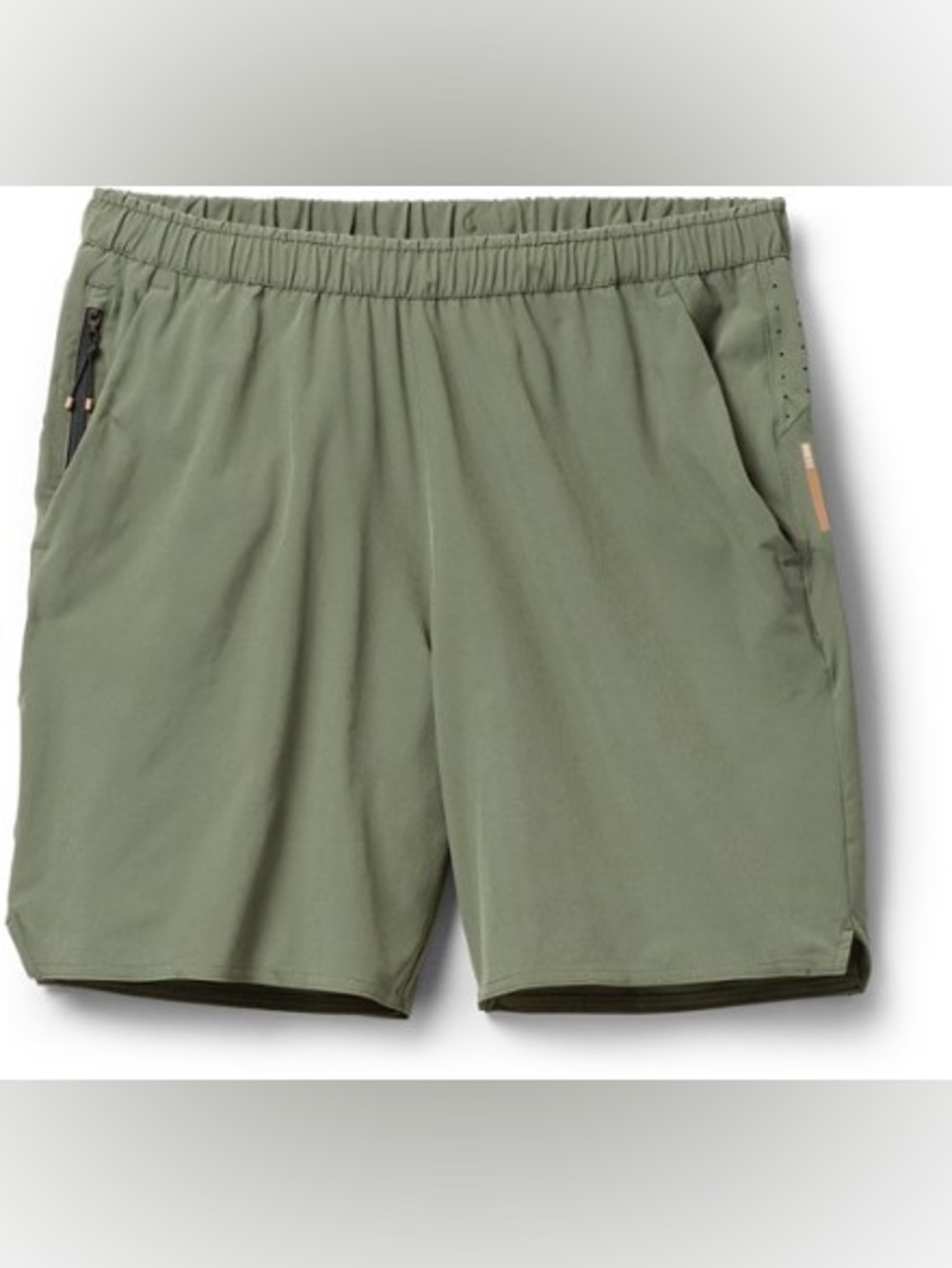 REI Co-op Active Pursuits Men’s 7-Inch Running Shorts, Olive Green XL